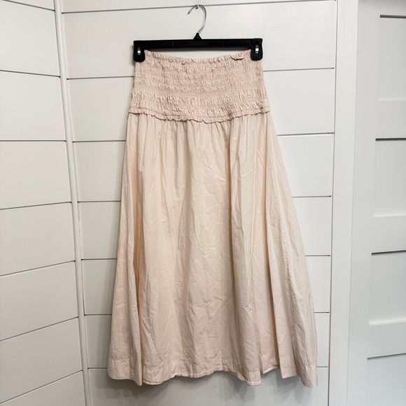 Apiece Apart New York Cream Ora Smock Maxi Skirt Size Small 36288 - Picture 6 of 13